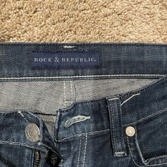 Low waist rock & republic jeans dark wash - Picture 3 of 3